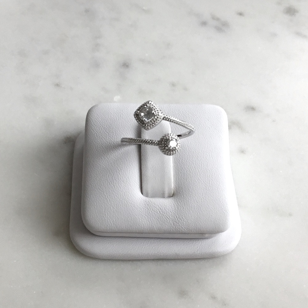 Clearance Sale $20! Sterling Silver Cz Ring - Picture 6 of 16